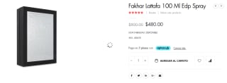 Perfume Fakhar Lattafa 100ml por $480 en UFRA