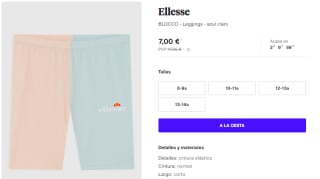 Recopilación ropa de marca Ellesse desde solo 6,50€