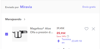 Mas barata aun olla Magefesa® Aloe Olla a presión de 6 Litros por solo 25,95€