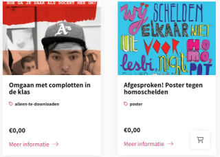 Gratis posters / lesmateriaal voor o.a. de Week Tegen Pesten 23 t/m 27 september