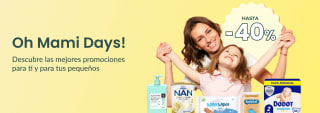 Hasta 40% dto en categoría Bebé y Mamá