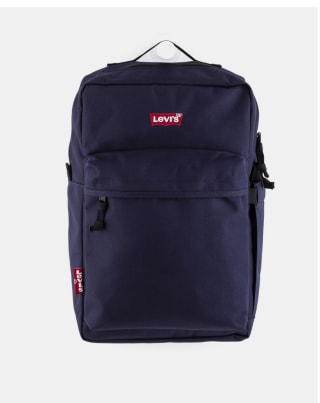 Mochila Levi's azul marino cremallera y espacio para portátil por solo 28€