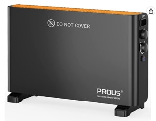 Calefactor eléctrico Prous bajo consumo por 45.82€