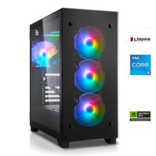 GAMING PC | Intel Core i5-14400F 10x2.50GHz | 16GB DDR5 | RTX 5060 Ti 16GB DLSS 4 | 1TB M.2 SSD voor €999