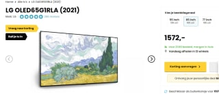 LG OLED65G1RLA 65 inch OLED 120hz tv voor €1572 bij HelloTV