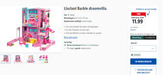 Lisciani Barbie Droomvilla - Set: 14 Delig voor €11,99 in de Lidl webshop