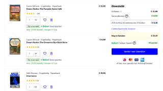 Tot 20% stapelkorting op Engelstalige boeken bij Bol