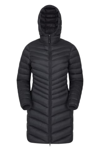 Earn Mountain Warehouse women's padded long jacket sold at eBay for £29.99
