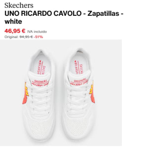 Zapatillas de Mujer Skechers UNO RICARDO CAVOLO por 39.91€