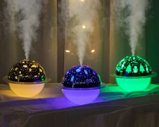Humidificador con luces navideñas por 8,32€