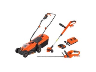 POWDPGBOX22 set grasmaaier set voor €169 bij de Hubo in België