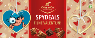 30% korting op een mega Côte D'Or reep met naam en foto