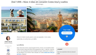 Escapada Niza: 4 días en corazón Costa Azul y vuelos desde 149€