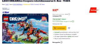 LEGO DREAMZzz Coopers robotdinosaurus C. Rex voor €53,99 bij bol