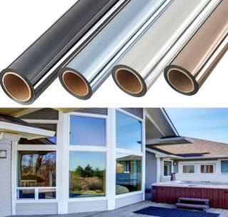 Vinilos adhesivos opacos con efecto espejo para las ventanas por 0,99€