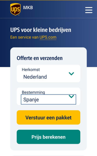 Service van UPS mkb voor kleine bedrijven.