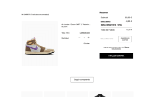 Zapatillas NIKE Air Jordan 1 Zoom CMFT 2 Palomino por solo 72€