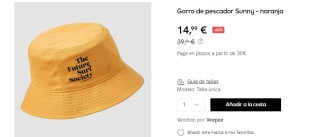 O´neill Sombrero bucket Sunny por 14.9€