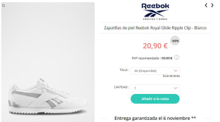 Zapatillas Reebok desde solo 8,50€ ofertas muy buenas