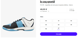 Zapatillas para Hombre Le coq sportif FUTUR por 48€