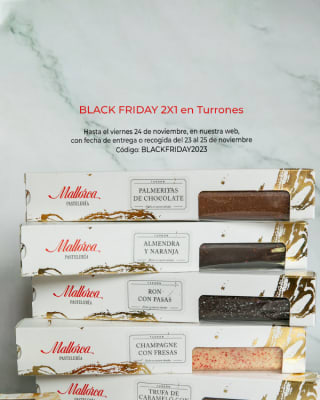 Oferta 2x1 en turrones artesanales