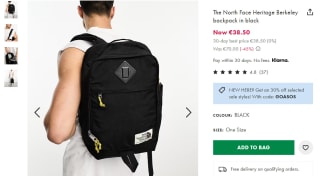 The North Face Heritage Berkeley backpack 16L voor €30,80 bij Asos