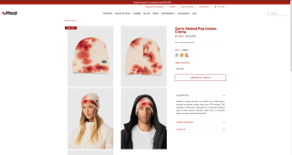 Gorro Stoked Pop Unisex Crema por solo $7.920