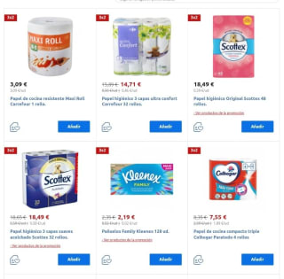 3×2 Limpieza y Hogar en Carrefour.