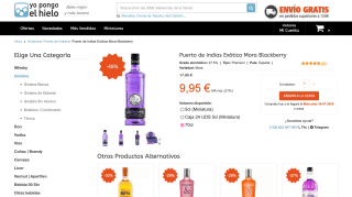 Puerto de Indias Exótica Mora Blackberry por 9,95€