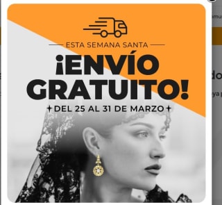 Envíos gratis por Semana Santa