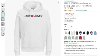 Jack & Jones hoodies vanaf €13,95