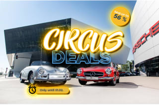 Mercedes Museum + Porsche Museum + overnachting Holiday Inn + ontbijt voor 2 personen voor €98