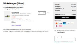 Nike Air Max 90 GORE-TEX Sneakers voor €86,66 dmv code bij Zalando