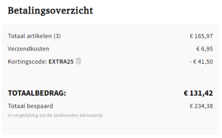25% extra korting bij Otrium bij besteding vanaf €150
