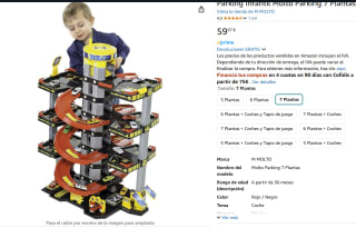 Parking Infantil de 7 Plantas molto con Garaje, Rampas, Lavadero, Ascensor, Estación de Servicio y Zona de Engrase por 59,97€