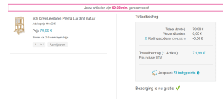 509 Crew Leertoren Prema Lux 3-in-1 voor €71,99 bij Pink or Blue