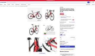 Bicicleta CARBONO VAN RYSEL 2X11 Shimano ULTEGRA EDR CF por solo 1,785€