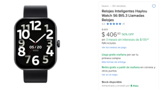 Smartwatch Haylou Watch S6 Bt5.3 por $406 en Mercado Libre