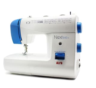 Máquina de coser Alfa Next 840 + - 34 diseños de puntadas por 144.99€