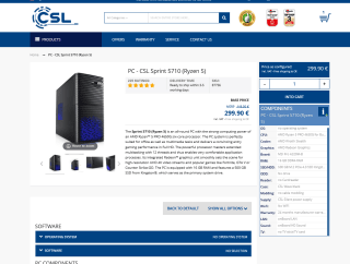 PC sobremesa Ryzen 5 Pro 4650G Vega 7 16GB 3200 MHz SSD NVMe 500GB por 299,90€