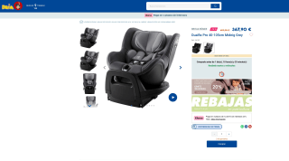 Silla bebé Britax Römer Dualfix Pro 40-105cms indicada desde 0-4 años por 367,90€