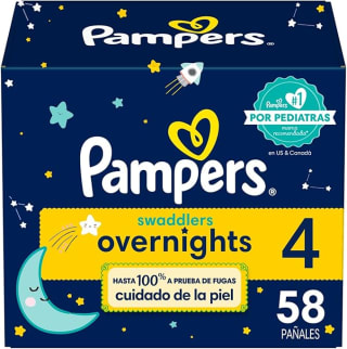 58 Pañales Pampers Overnight Etapa 4 en $372 | Descuento Amazon