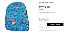 Mochila Kukuxumusu Moon por 19.9€