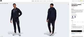 Chándal RIBBED AEROREADY por solo 39,60€