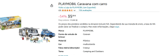 Playmobil Stacaravan met auto voor €35,99 bij Amazon