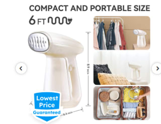 Fer à vapeur compact Bear de 1300W à 9,99€
