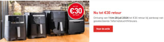 Tefal Easy Fry & Grill XXL 2-in-1 EY8018 airfryer voor €69,99 na cashback