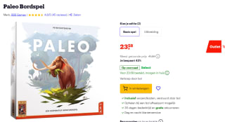 999 Games Paleo bordspel voor €23,58 bij Bol.com