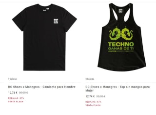 Venta flash -15% descuento en últimas tallas desde DcShoes