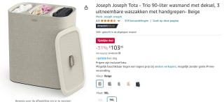 Joseph Joseph - Tota Trio Wasmand voor €103,99 bij Amazon